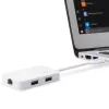 Edimax EU-4308 hub USB-C, 3x USB 3.0 + Gigabit Ethernet
