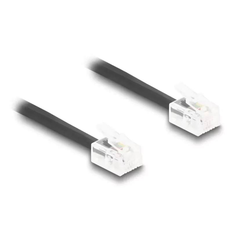 Cable de teléfono DeLOCK 90202 2 m negro
