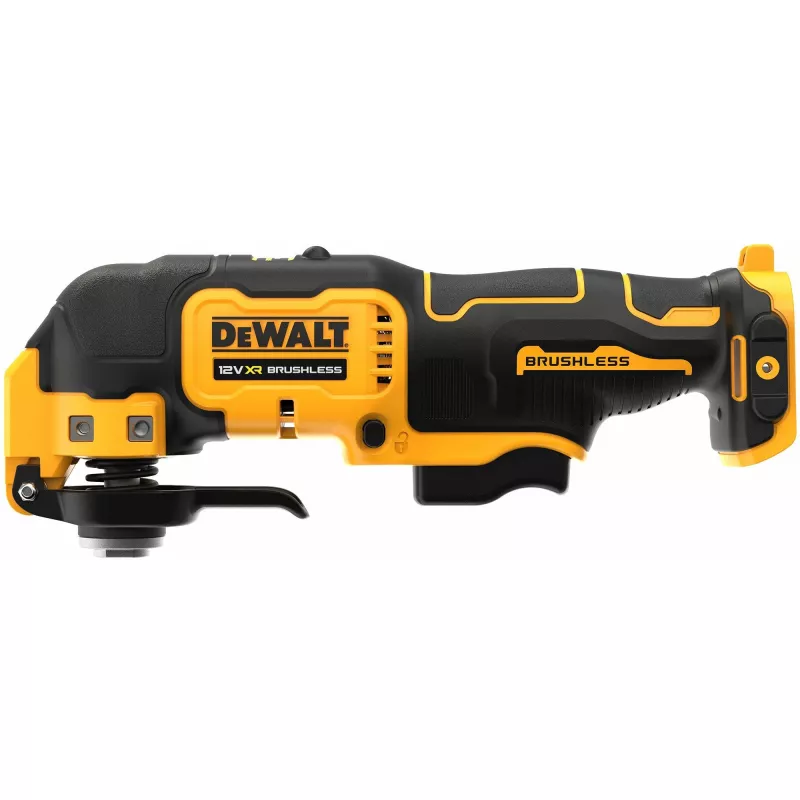 Herramienta multifunción oscilante DeWalt DCS353NT-XJ, sin escobillas, inalámbrica, 12 W, 840 g, Negro/Amarillo