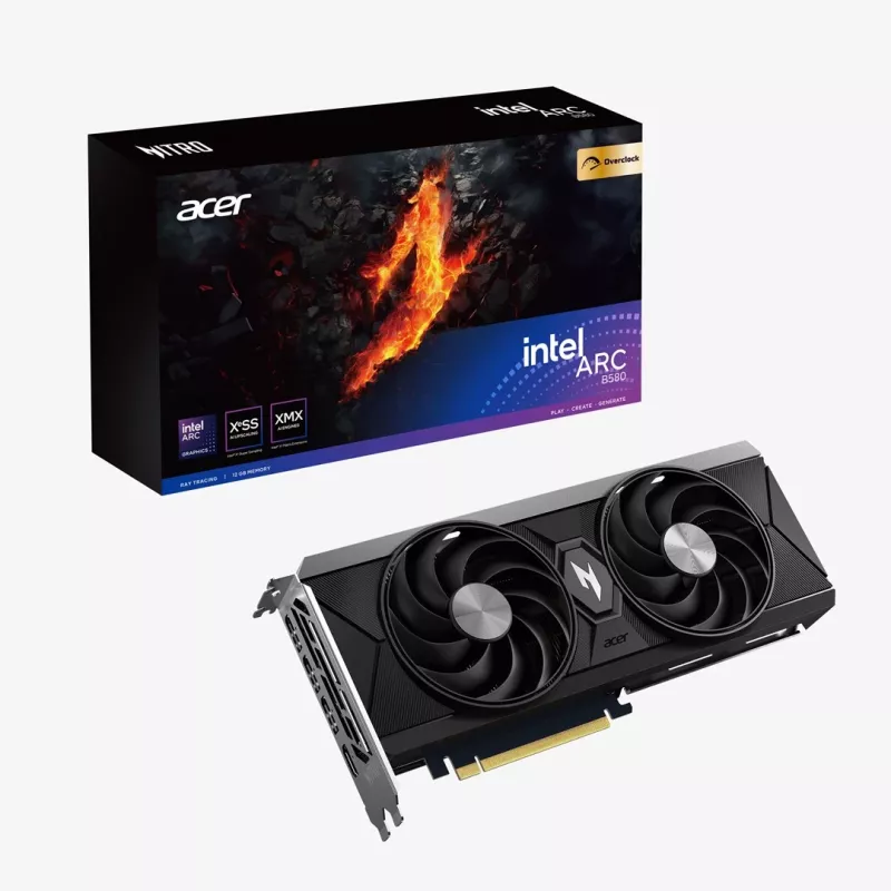 Tarjeta gráfica Acer Nitro Intel Arc B580 OC
