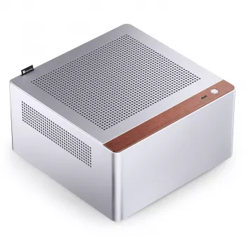 Caja de PC Jonsbo N10 Mini-Tower ITX plateada