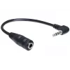 Cable de audio DeLOCK 65397 0,14 m 2,5 mm conector macho a 3,5 mm conector hembra Negro