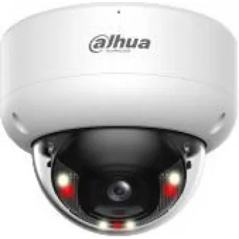 Cámara de vigilancia IP domo Dahua WizSense IPC-HDBW3849E-AS-IL — 3840×2160, montaje en techo, con cable, negra