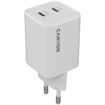 Cargador rápido de CA para interiores Canyon CU45AC universal blanco