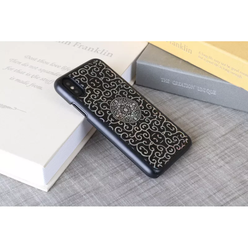 Funda para smartphone iKins para iPhone XS / XS S Liana — negro