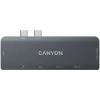 Lector de tarjetas SD Canyon DS-5 USB 2.0 Type-C gris 60 Hz
