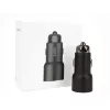 Roidmi 3S Cargador de coche con transmisor FM, Bluetooth, negro