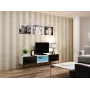 Soporte de TV Cama VIGO GLASS 30/180/40 blanco/negro brillante