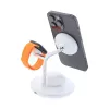 Cargador de sobremesa inalámbrico Tellur TLL151391 3en1 MagSafe carga rápida para smartphone, reloj y auriculares