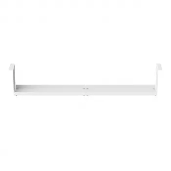 Organizador de cables compacto Maclean bajo el escritorio, carga máx. 5 kg, blanco, MC-107 W