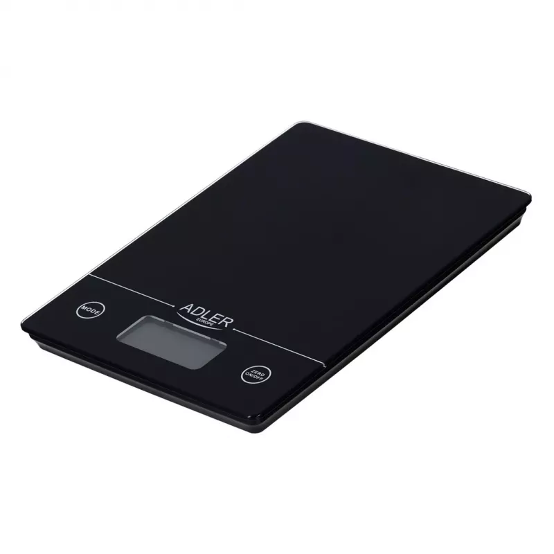 Adler AD 3138 b Báscula de cocina mecánica Negra Encimera Rectangular