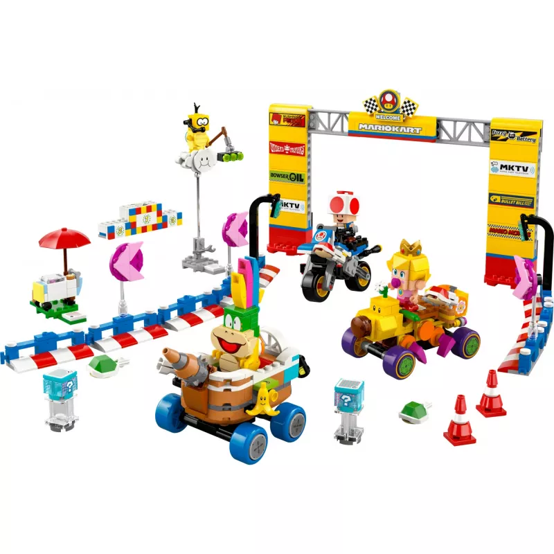Bricks Mario Kart - Set de Baby Peach y Grand Prix