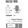 Colchón de aire de camping Dallas Twin 41033 (citronela)