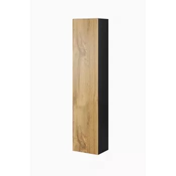 Armario cerrado Cama VIGO '180' 180/40/30 negro/roble Wotan