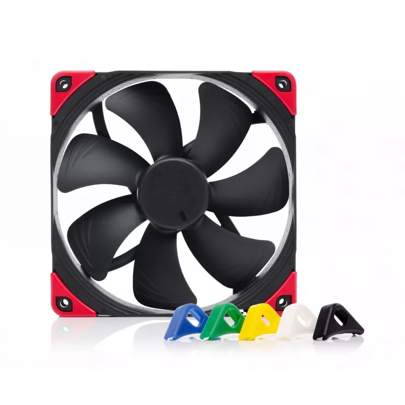 Ventilador de carcasa Noctua NF-A14 PWM chromax.Black.swap de 140 mm, 12V, 300–1500 RPM, PWM, 140,2 m³/h, 24,6 dB