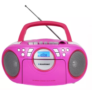 Radio con reproductor de casetes CD/MP3/USB