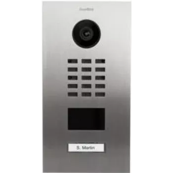 Videoportero IP DoorBird D2101V acero inoxidable V4A – portero automático IP con cámara y teclado