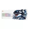 Combo de teclado y ratón Baracuda BGC-012 Orca White – set de teclado y ratón blanco