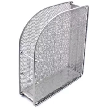 Archivador vertical FORPUS FO30559, chapa perforada, 7 cm de altura, plateado