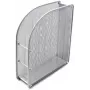 Archivador vertical FORPUS FO30559, chapa perforada, 7 cm de altura, plateado