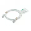 ROLINE GREEN Cable de conexión UTP Cat.6A (Clase EA), LSOH, delgado, Azul, 0,15 m