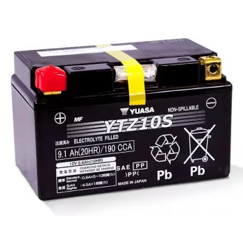 Yuasa YTZ10S batería de vehículo plomo-ácido sellada (VRLA) 8,6 Ah 12 V moto