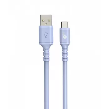 Cable TB USB-A - USB-C morado 1m