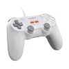 Mando gaming con cable GameSir T3 Lite WT blanco – mando con cable ergonómico, compatible con PC