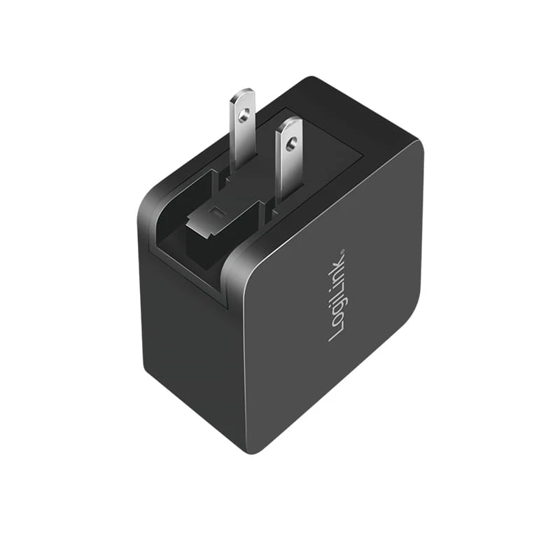 Cargador móvil LogiLink PA0302 universal negro carga rápida AC