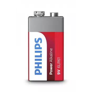 Pila de un solo uso Philips Power Alkaline Battery 6LR61P1B/10