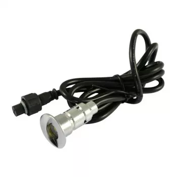 Synergy 21 S21-LED-L00024 apto para interior/exterior para interior empotrable 0,6 W negro - plata foco de luz