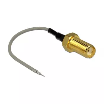 Cable coaxial DeLOCK 89600 94,8 m SMA extremo abierto estañado dorado gris