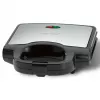 Sandwichera Clatronic ST 3778 750 W negra, acero inoxidable