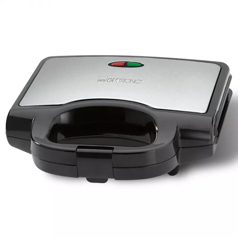 Sandwichera Clatronic ST 3778 750 W negra, acero inoxidable