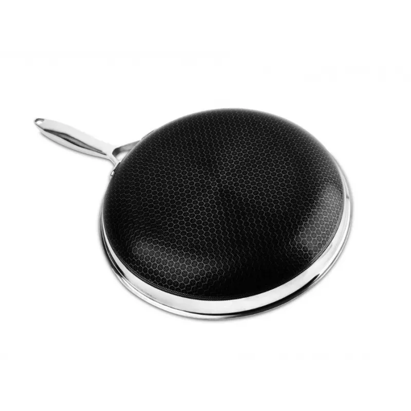 Sartén KOHERSEN NX CERAMIC 24 cm, cuerpo de acero inoxidable, revestimiento antiadherente NX CERAMIC, apta para inducción, con tapa