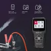 Qoltec 52489 Analizador y comprobador digital de baterías 3-en-1 con LCD y multilingüe 6V | 12V | 24V | 30Ah-200Ah