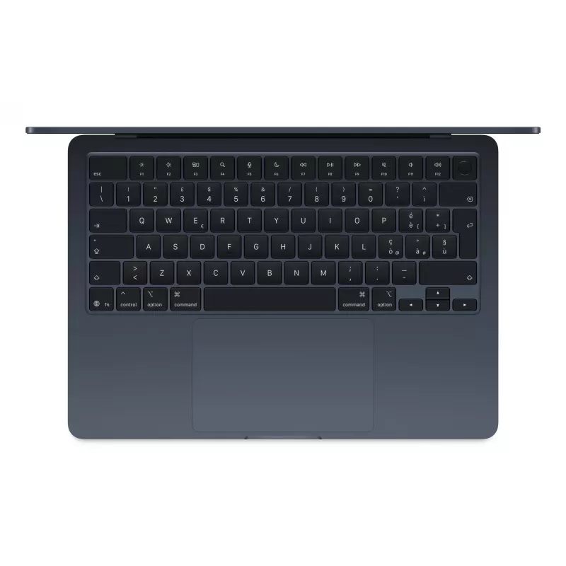 Apple MacBook Air 13 (2025), 24 GB, 512 GB, M4 (10-CPU/10-GPU), Midnight, fuente de alimentación dual USB-C de 35W, alemán, MC6C4D/A