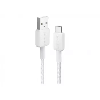 Cable USB-A a USB-C Anker A81H5G21 — 0,9 m, blanco