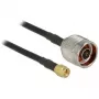 Cable coaxial CFD200 DeLOCK 89419 7,5 m SMA negro