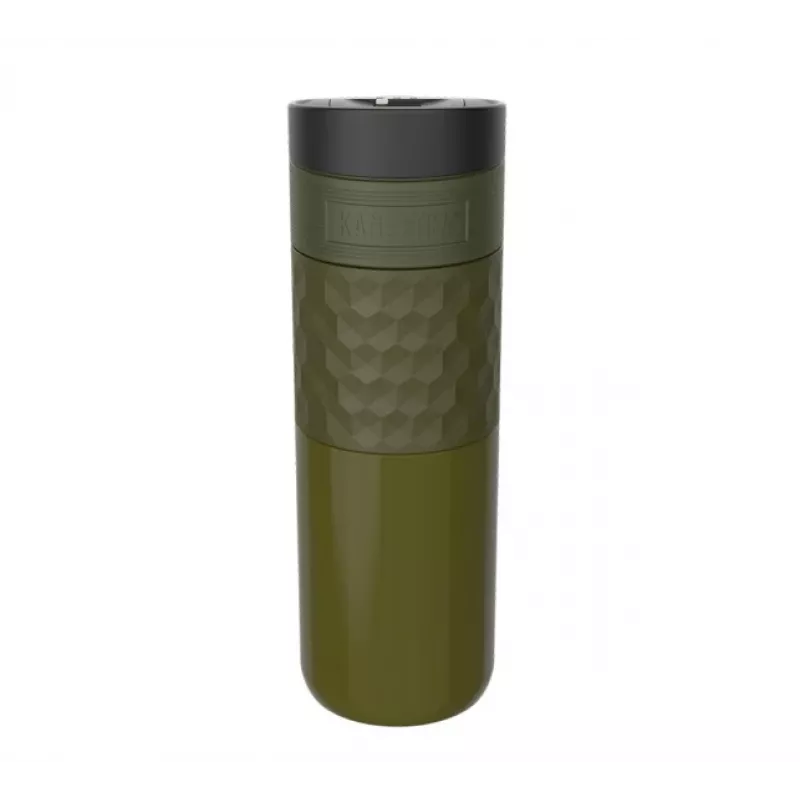 Vaso térmico Kambukka Etna Grip 500 ml, acero inoxidable al vacío, a prueba de fugas, verde, 7,1 cm de diámetro