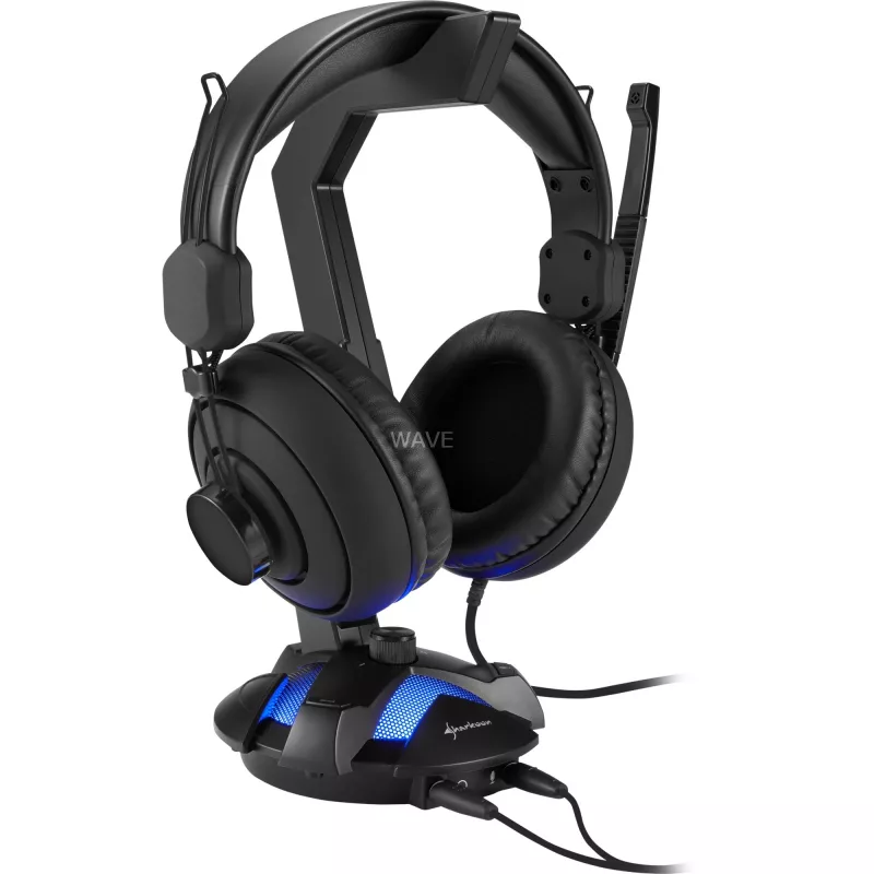 Soporte activo para auriculares Sharkoon X-Rest 7.1