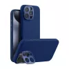 Funda protectora magnética Nillkin LensWing para Apple iPhone 16 Pro Max — azul, compatible con MagSafe, borde de cámara elevado