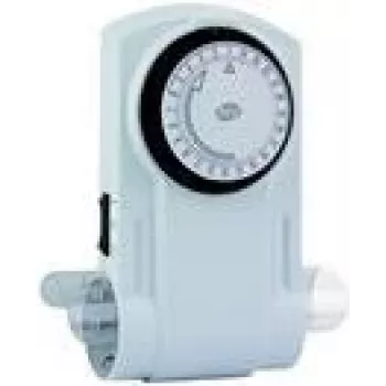 Temporizador diario REV 0025600103 Negro Blanco