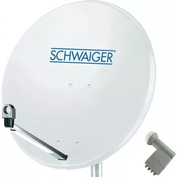 Sistema de satélite SCHWAIGER SPI9960SET9 80 cm para 4 usuarios