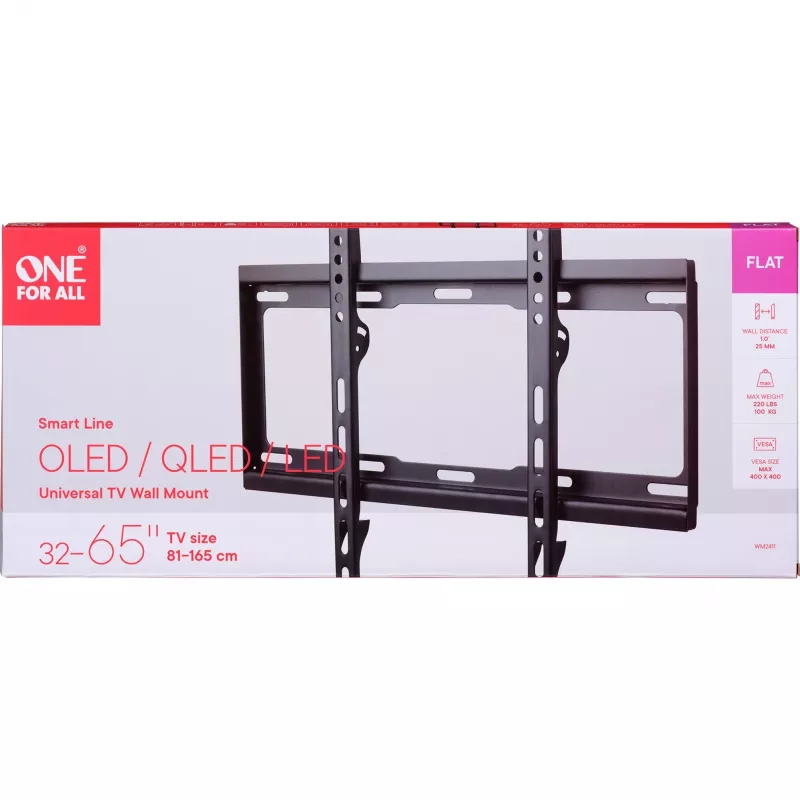 Soporte de pared fijo para TV One For All WM2411