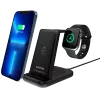 Cargador inalámbrico CANYON WS-304 15W 3en1 negro