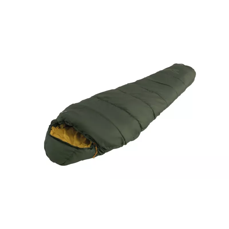 Saco de dormir easy camp Falcon III momia -4°C, poliéster, verde, talla M