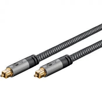 Goobay 65308. Conexión 1: TOSLINK, conector 1 sexo: macho, conexión 2: TOSLINK, conector 2 sexo: macho, material del cable: