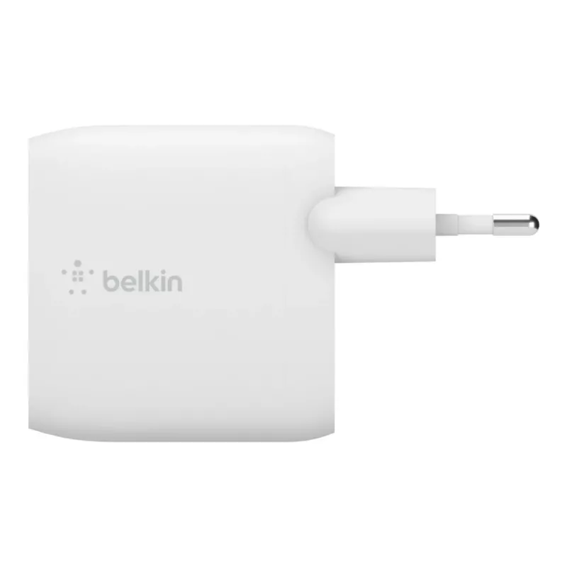Belkin BOOST CHARGE - Fuente de alimentación - 24 vatios - QC 3.0 - 2 puertos de salida (USB) - blanco (WCB002VFWH)