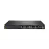 HPE - Aruba 6300M - Switch - L3 - gestionado - 48 x 10/100/1000 (1 PoE+) + 4 x 1 Gigabit / 10 Gigabit / 25 Gigabit / 50 Gigabit SFP56 (Uplink / Stacking) frontal y lateral a posterior